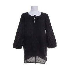 Tommy Hilfiger | Zwarte Trui met Stippendetail