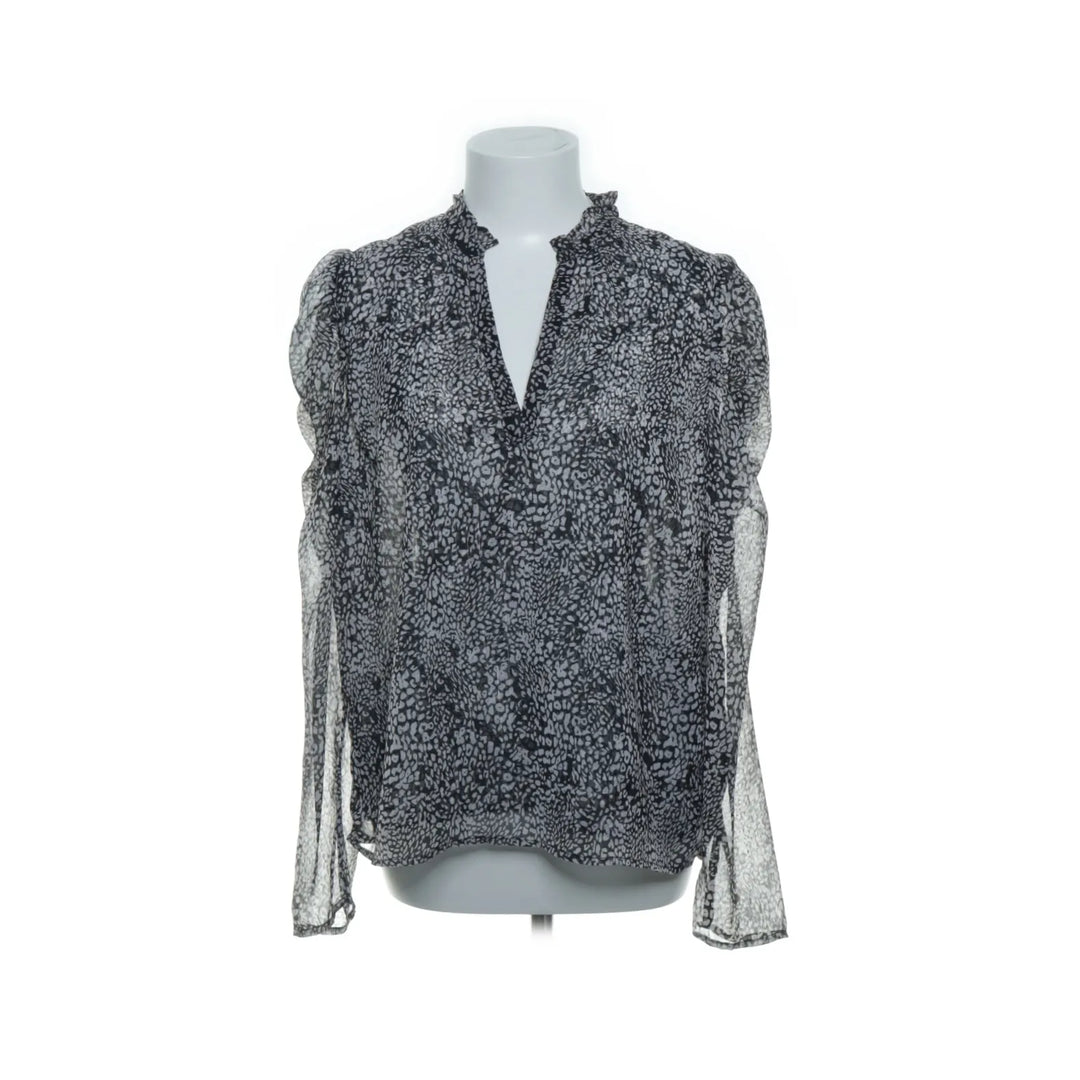 Neo Noir | Zwart, Wit, Meerkleurig - Blouse