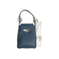 Groen, Goud - Schoudertas