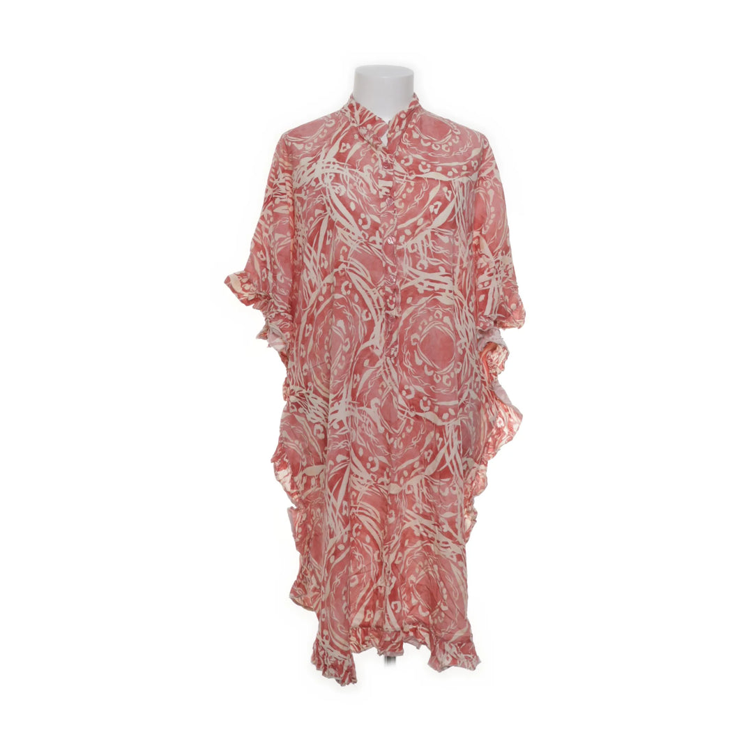 Marta | Rood, Wit - Jurk