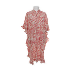 Marta | Rood, Wit - Jurk