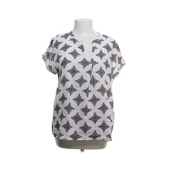 Comma | Witte geometrische blouse