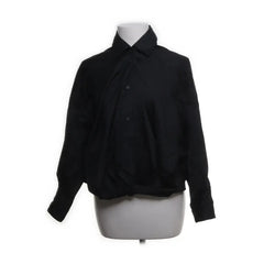 Zara | Zwart oversized blouse met knoopsluiting