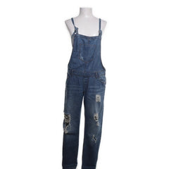 Janina Denim | Blauwe Versleten Tuinbroek