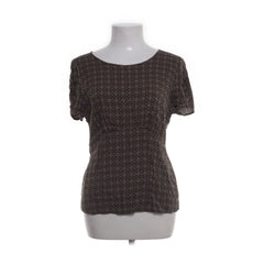 Stile Benetton | Bruine patroon blouse