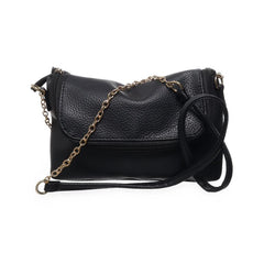 H&M | Zwarte crossbody tas met gouden ketting