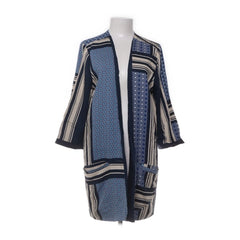 Selected Femme | Blauwe gestreepte kimono jas