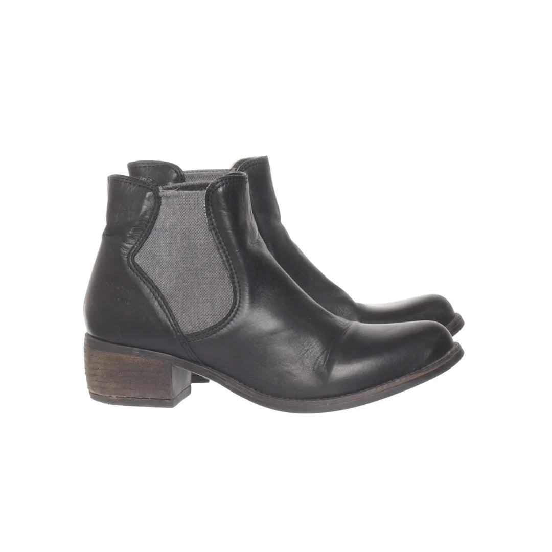 Charlotte of Sweden | Zwart - Enkellaarzen