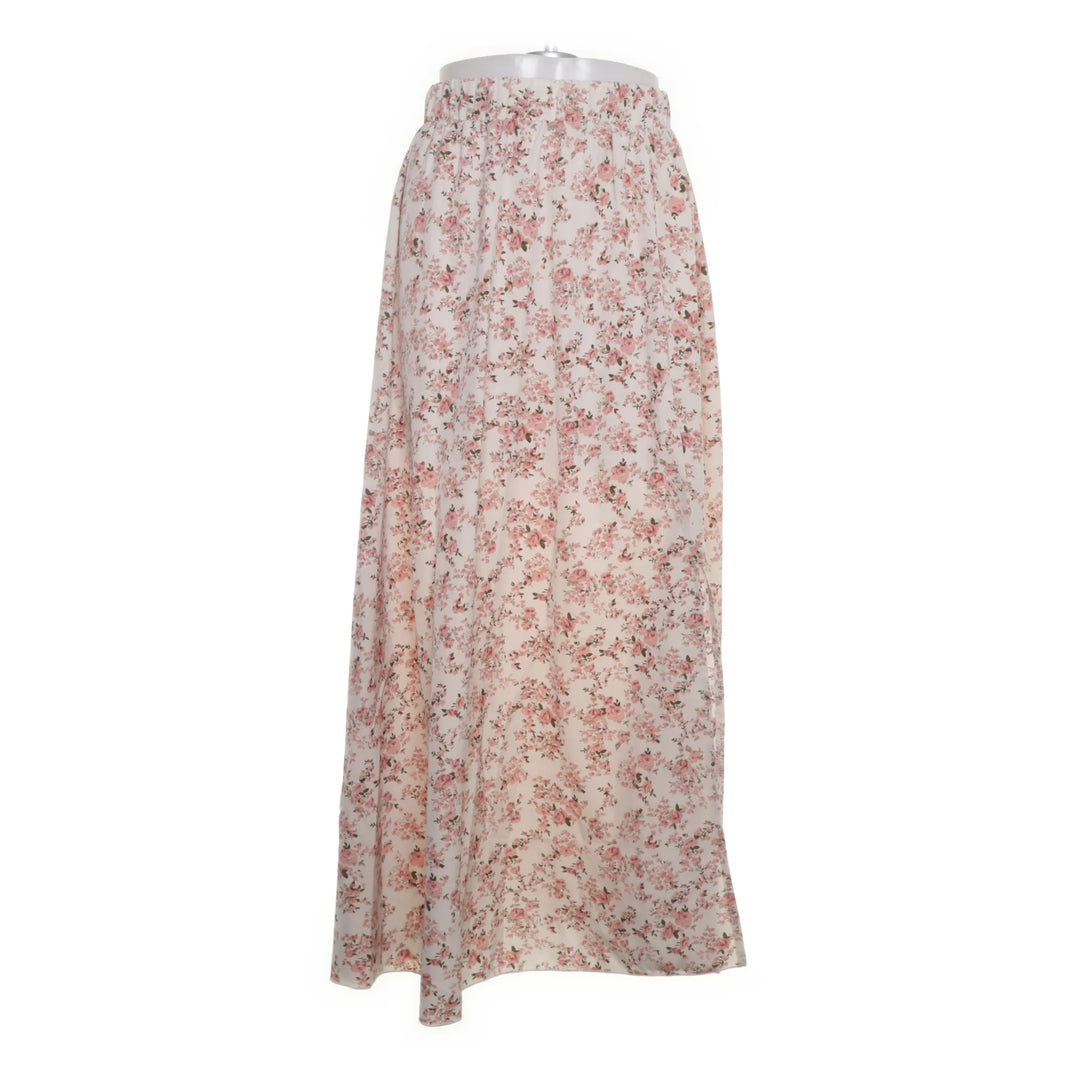 Beige, Meerkleurig - Maxi rok