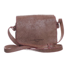 Bruine Leren Crossbody Tas