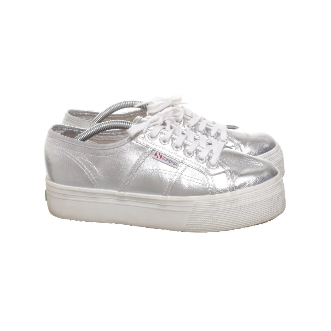 Superga | Zilver - Canvas schoenen