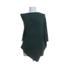Stefanel | Groene asymmetrische poncho