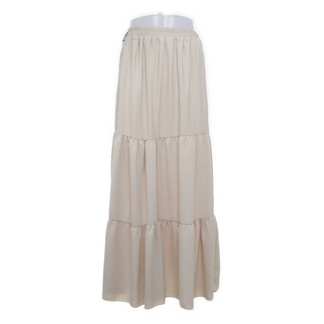 Beige - Maxi rok