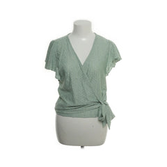 Cotton Club | Groene Wikkel Blouse