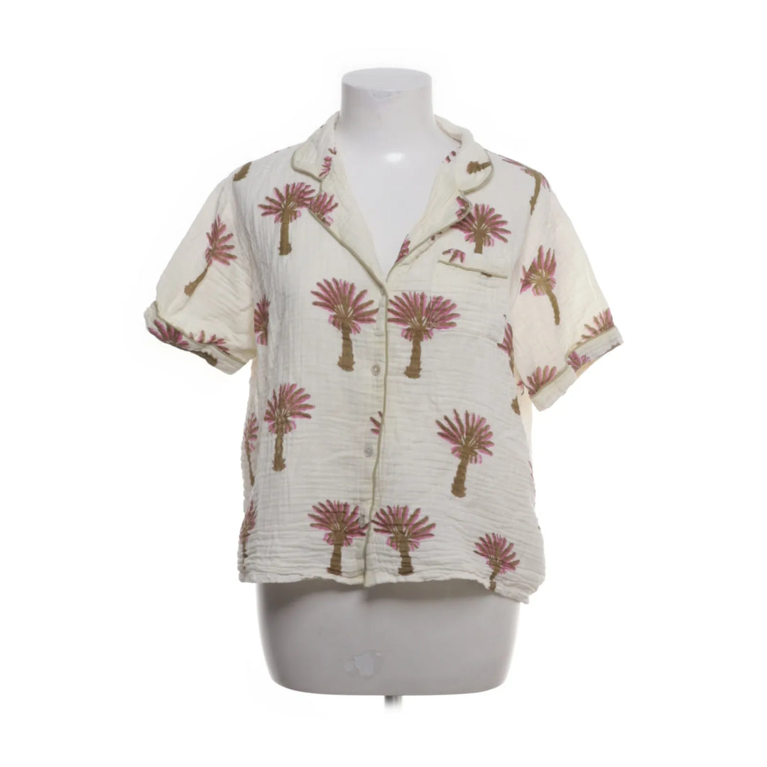 Natura | Wit, Meerkleurig - Korte mouwen shirt