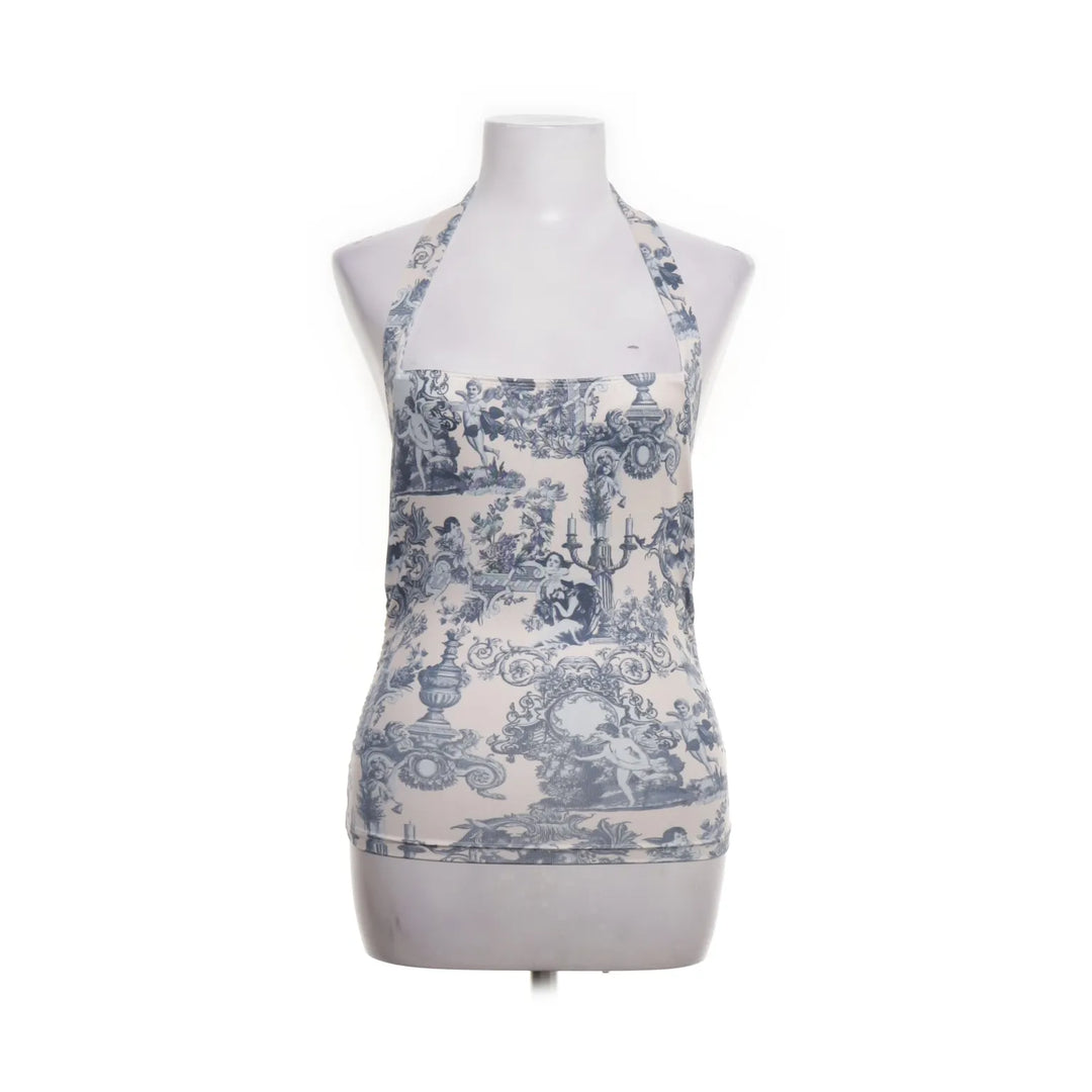 Wit, Meerkleurig - Haltertop