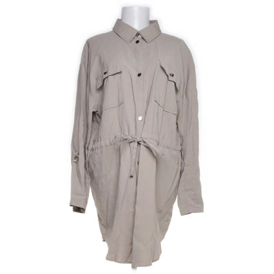 Bodyflirt | Beige Overhemd Jurk
