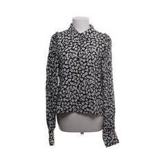 Zara | Zwart-witte bloemenprint blouse