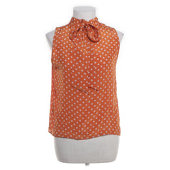 Wit, Oranje - Haltertop