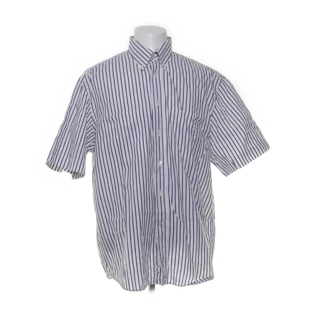 Van Laack | Blauw, Wit - Korte mouwen shirt