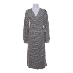 Object | Zwart, Beige - Wikkeljurk