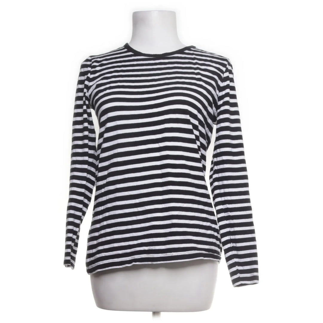 ELEA | Zwart, Wit - Lange mouwen shirt