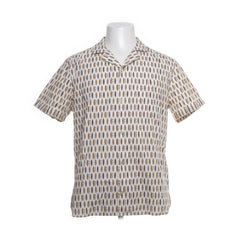 Riley | Wit, Goud, Blauw - Korte mouwen shirt