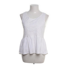 United Colors of Benetton | Witte kanten peplum top