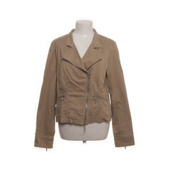 Apart | Beige asymmetrische biker jas