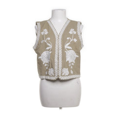 Pigalle | Groen, Wit - Gilet