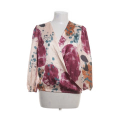 Wikkelblouse | Bloemenprint Chiffon Wikkelblouse