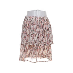 MSCH Copenhagen | Wit Bloemenrokje met Transparante Laag