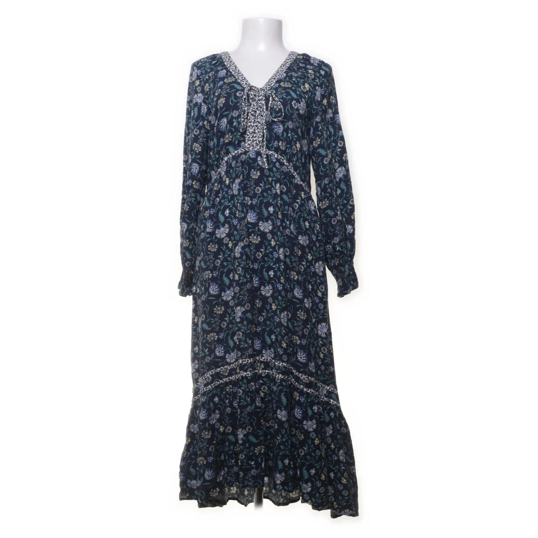 Springfield | Blauw, Meerkleurig - Maxi jurk