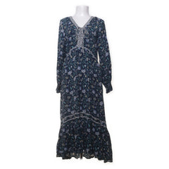 Springfield | Blauw, Meerkleurig - Maxi jurk