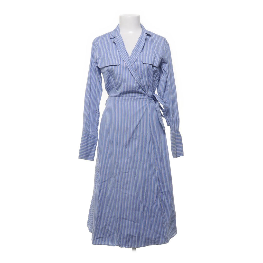 Arket | Wit, Blauw - Wikkeljurk