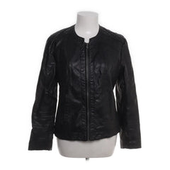 Fritzi aus Preussen | Zwart imitatieleren jack kraagloos