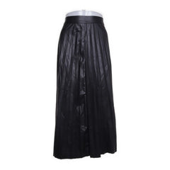 Pernilla Wahlgren Design | Zwarte geplooide maxi-rok