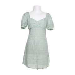 NA-KD | Mintgroene Pofmouw Jurk