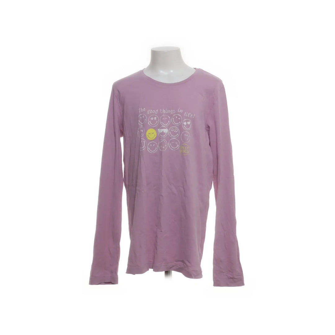 Smiley World | Roze - Lange mouwen shirt