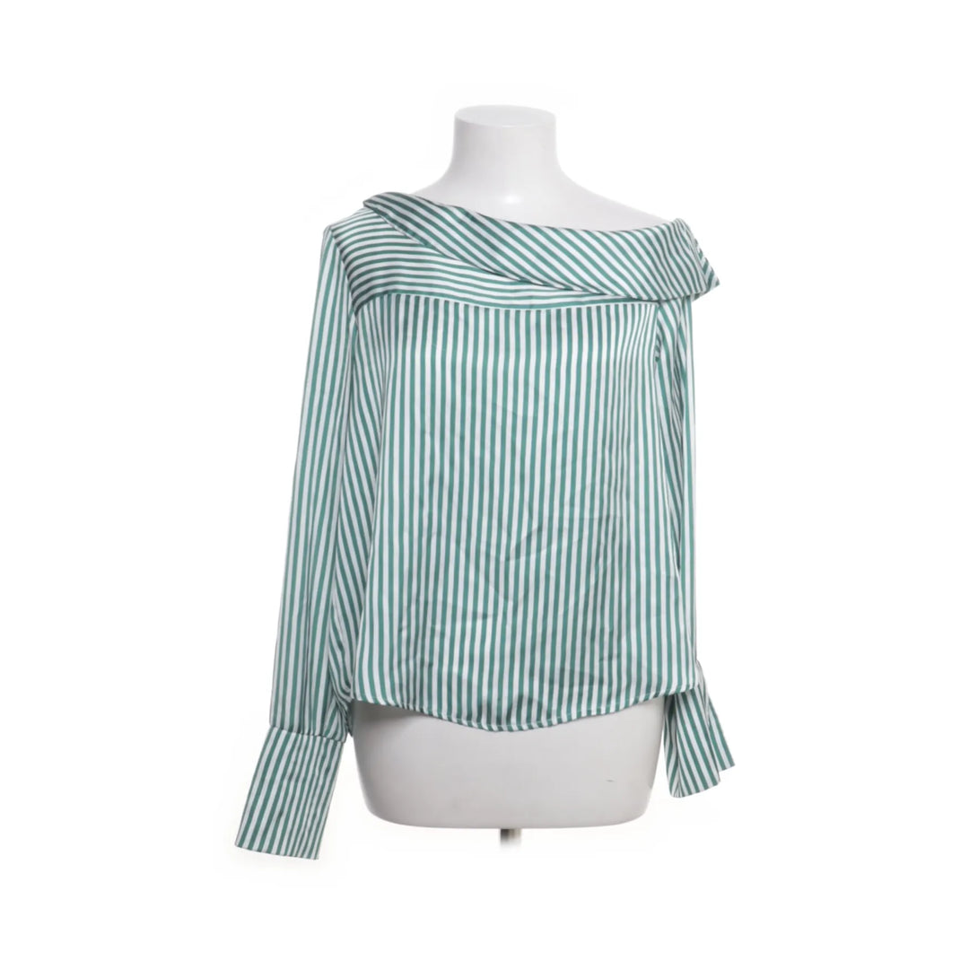 Gina Tricot | Groen, Wit - Blouse