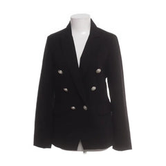 Amisu | Zwarte blazer met dubbele knopenrij