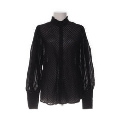 Loavies | Zwarte transparante blouse
