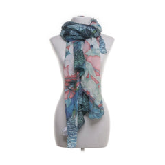 Kleurrijke bloemen sjaal