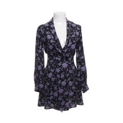 Zara | Paarse bloemen blazerjurk