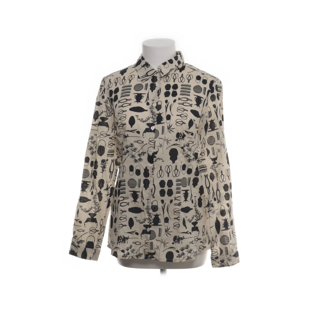 Nice Things Paloma S. | Beige, Zwart - Shirt