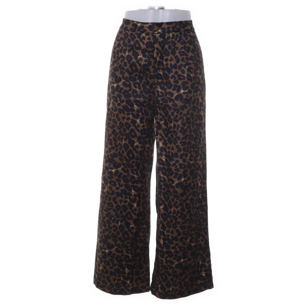 Bruin, Zwart - Palazzo broek