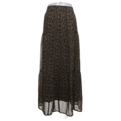 Circle of Trust | Bruine Geprinte Maxi Rok