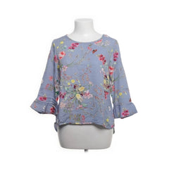 Deerberg | Blauwe Bloemen Blouse