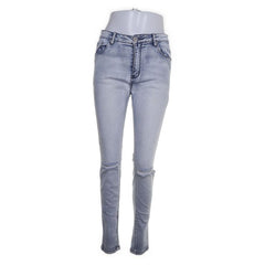 Vs. Miss | Lichtgrijze skinny jeans met scheuren