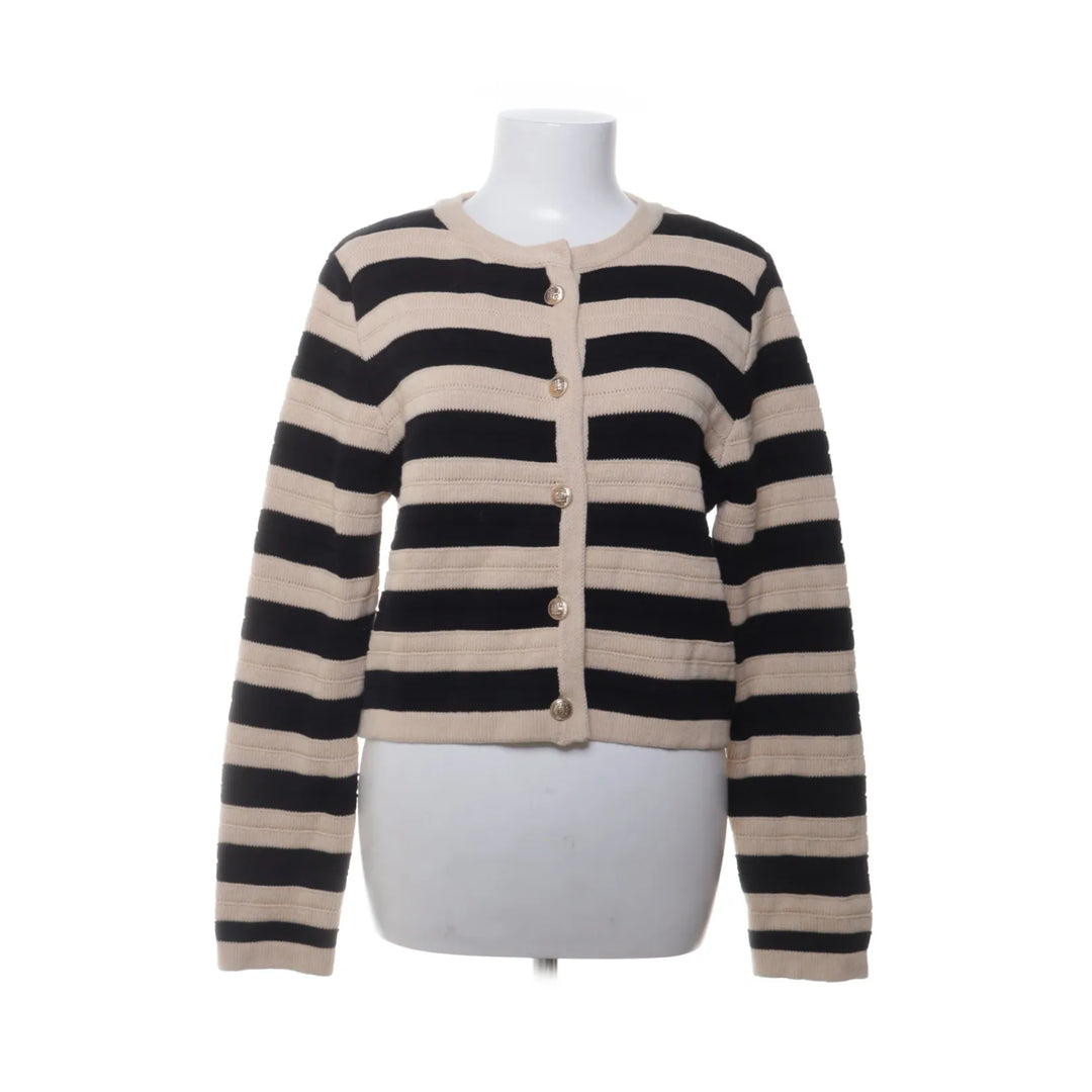 Beige, Zwart - Cardigan